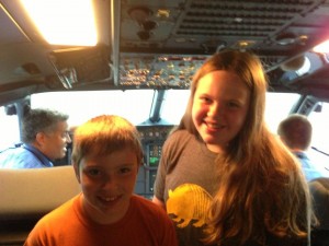 View from the cockpit