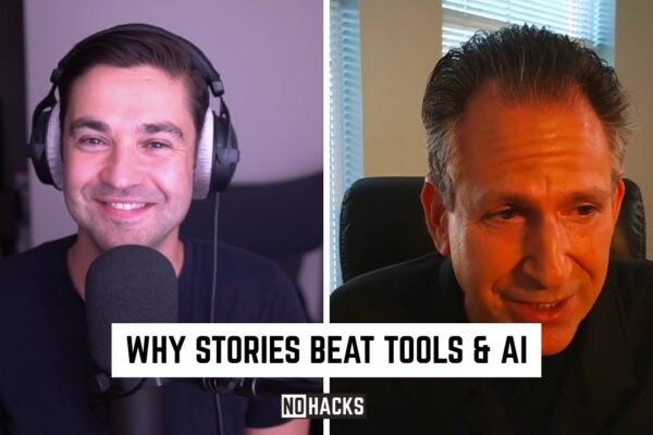 No Hacks podcast guest with CRO Legend Bryan Eisenberg