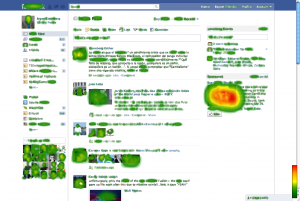 Facebook stream heatmap
